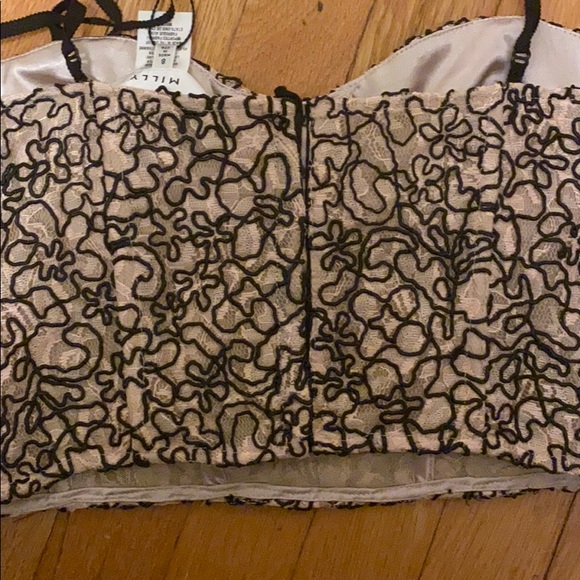 NWT MILLY Karissa Lace Bustier in Ballet - Picture 7 of 7